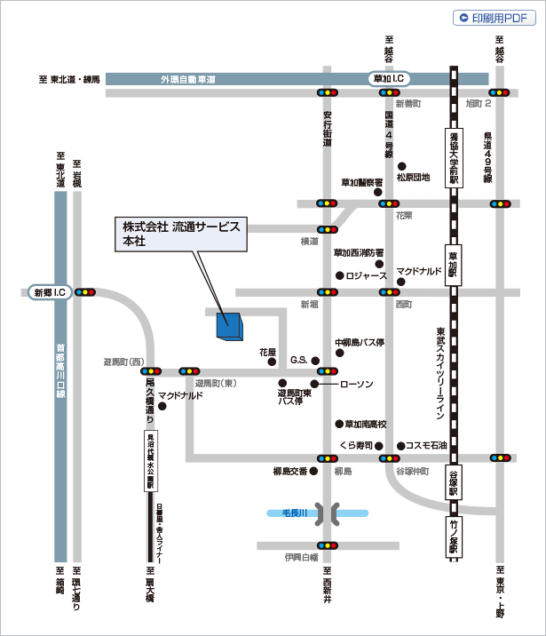 本社アクセスマップイメージ